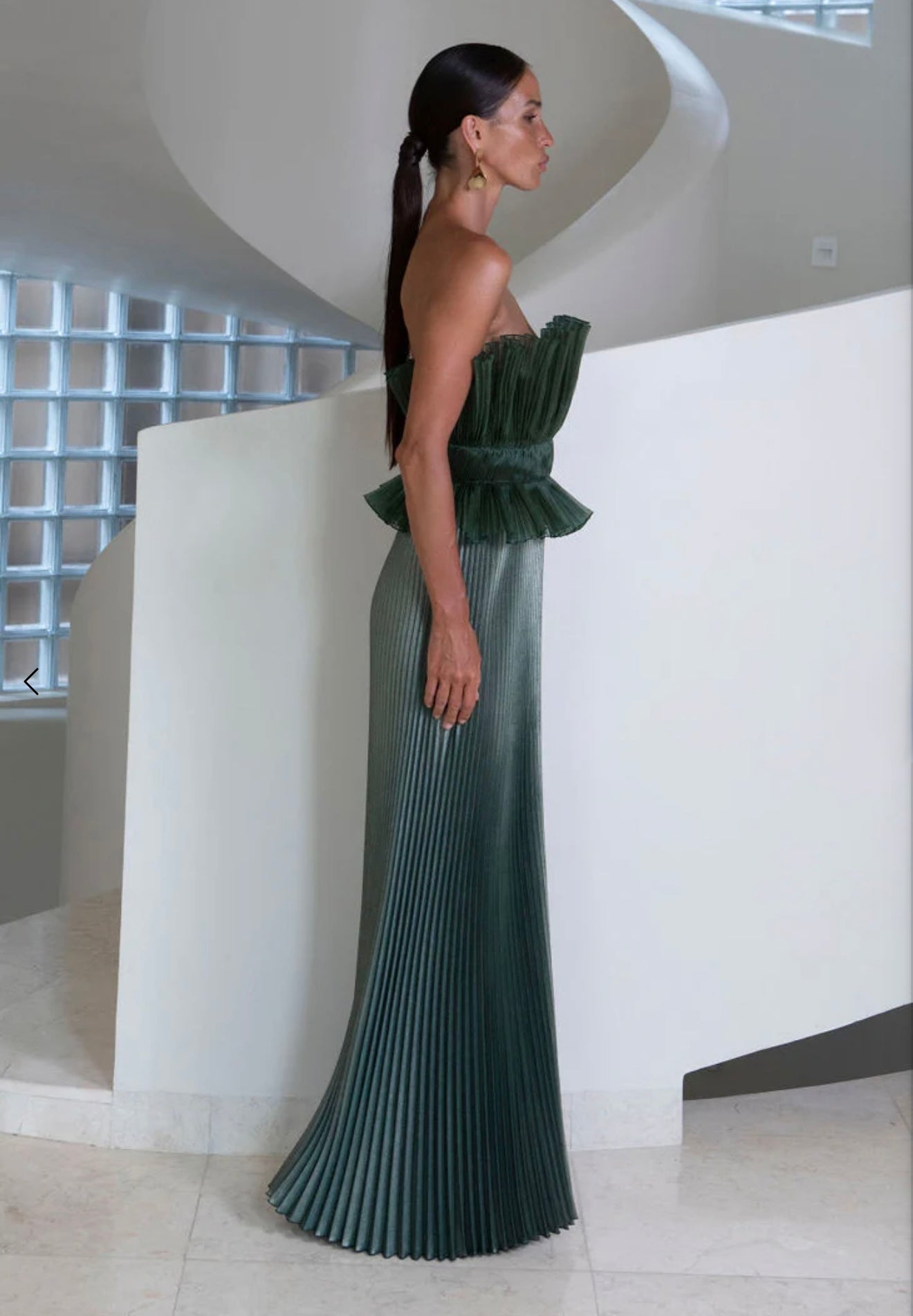 Masquerade Gown - Oil Shine