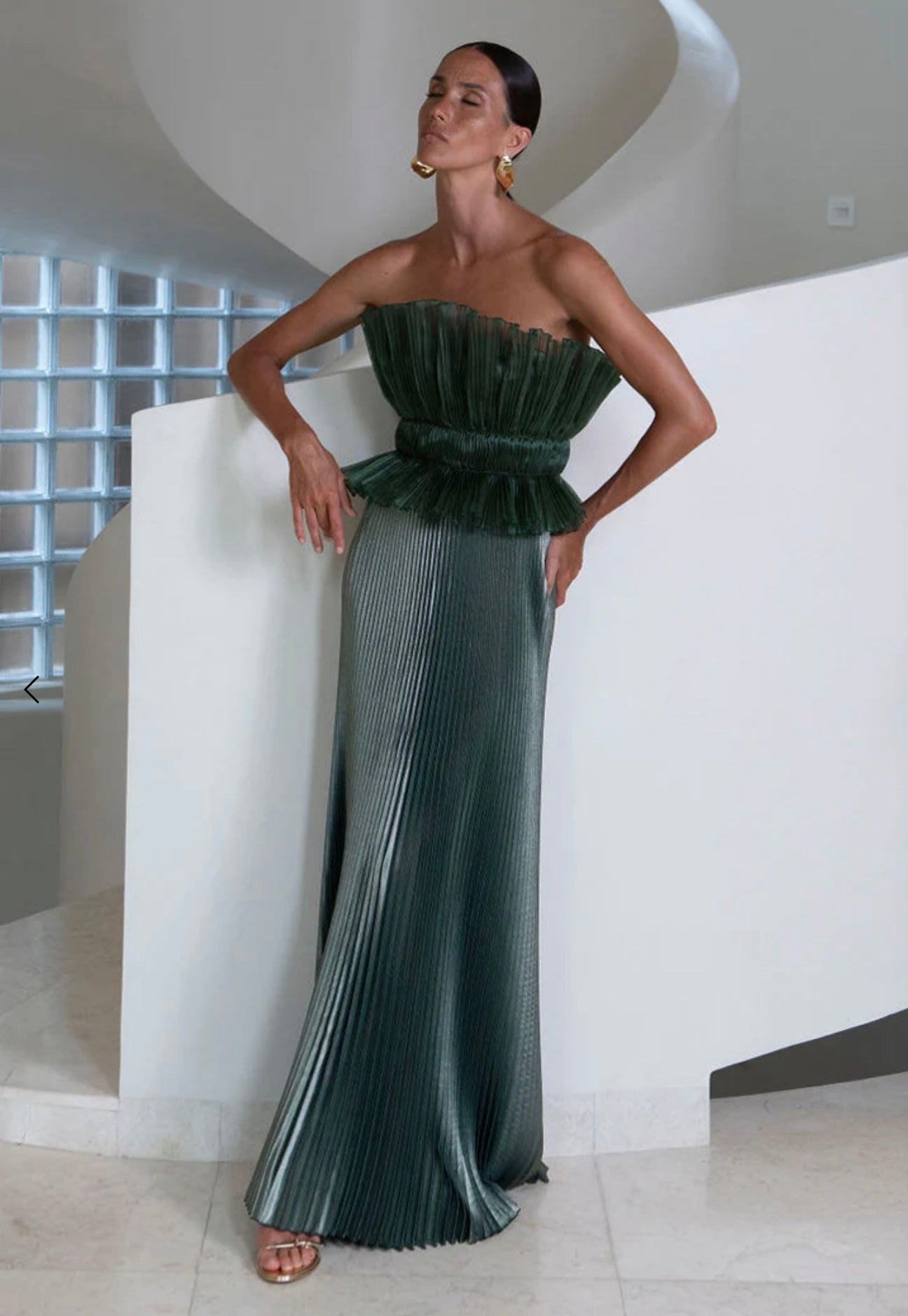 Masquerade Gown - Oil Shine