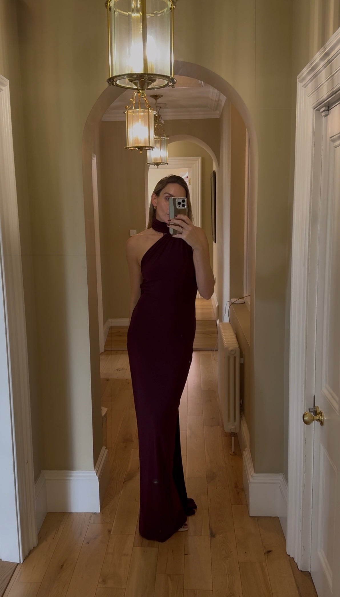 Haven Dress - Black Cherry