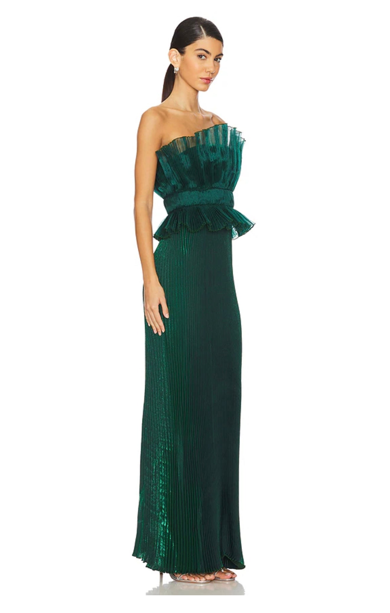 L'Idée Masquerade Pine Shimmer Gown
