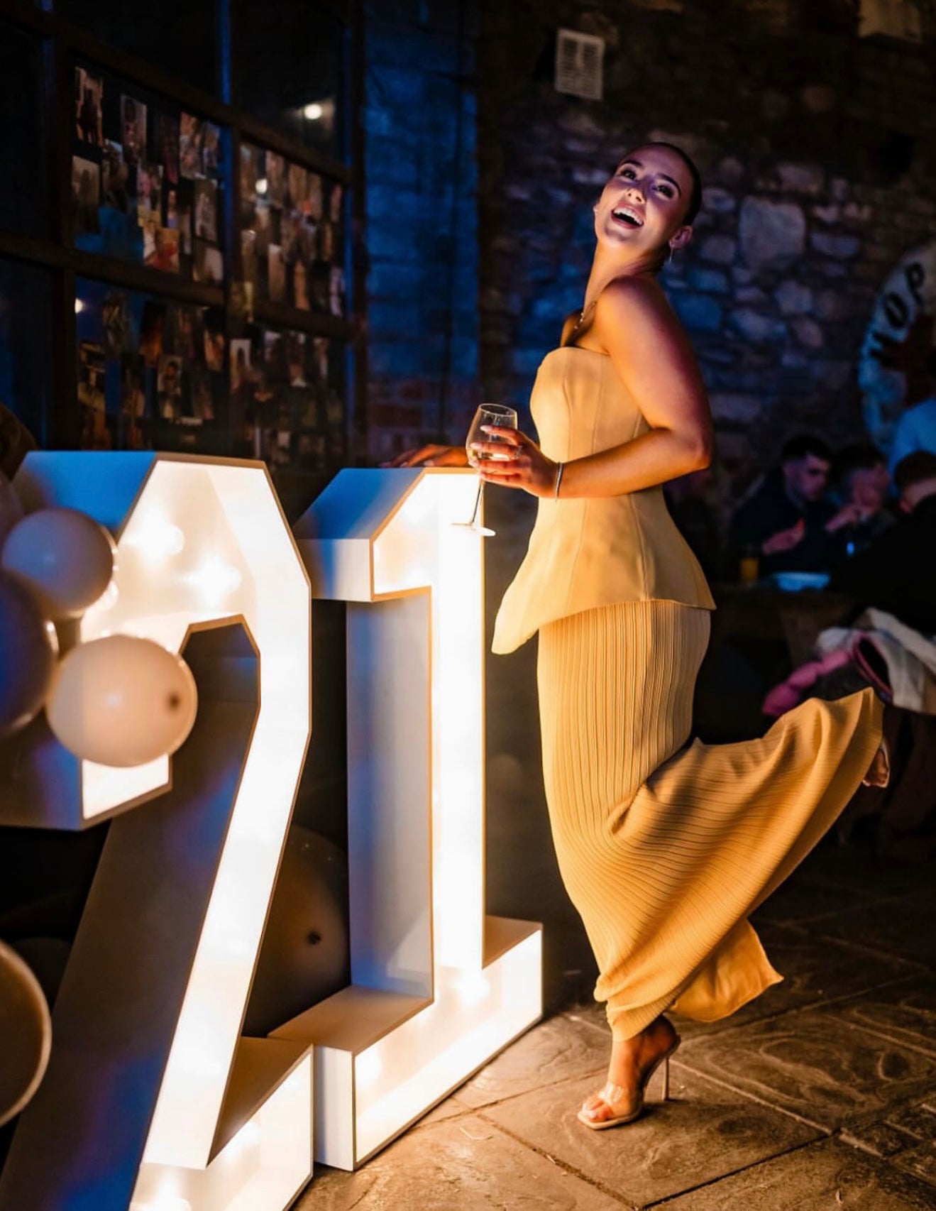 Solace London Arella Maxi Dress - Sand