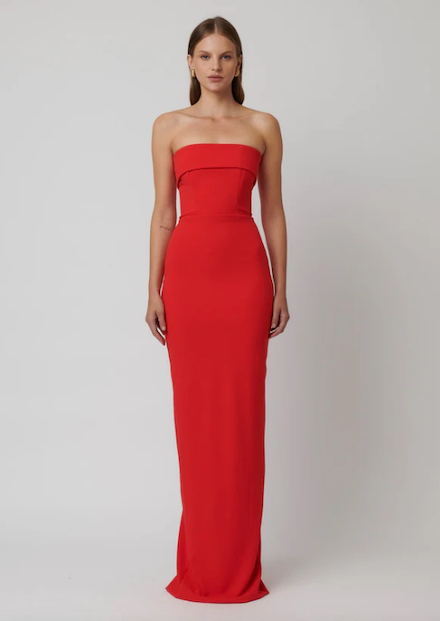Monroe Gown - Cherry