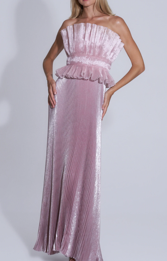 L'Idée Masquerade Dusty Shimmer Gown