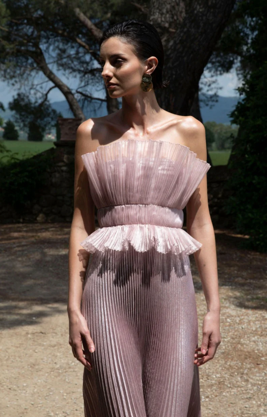 L'Idée Masquerade Dusty Shimmer Gown