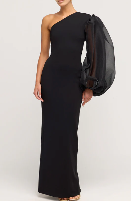 Solace  London Hudson Crepe Knit Maxi