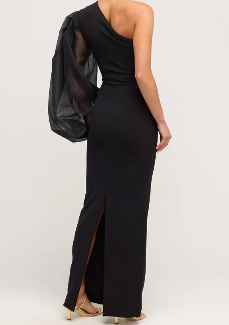 Solace  London Hudson Crepe Knit Maxi