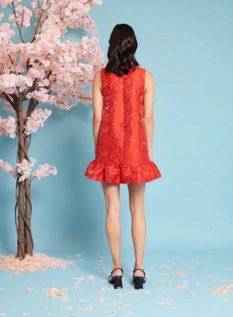 Sister Jane Sweet Cherry Jacquard Dress