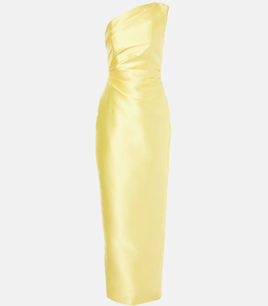 Solace London Kira Gown Yellow
