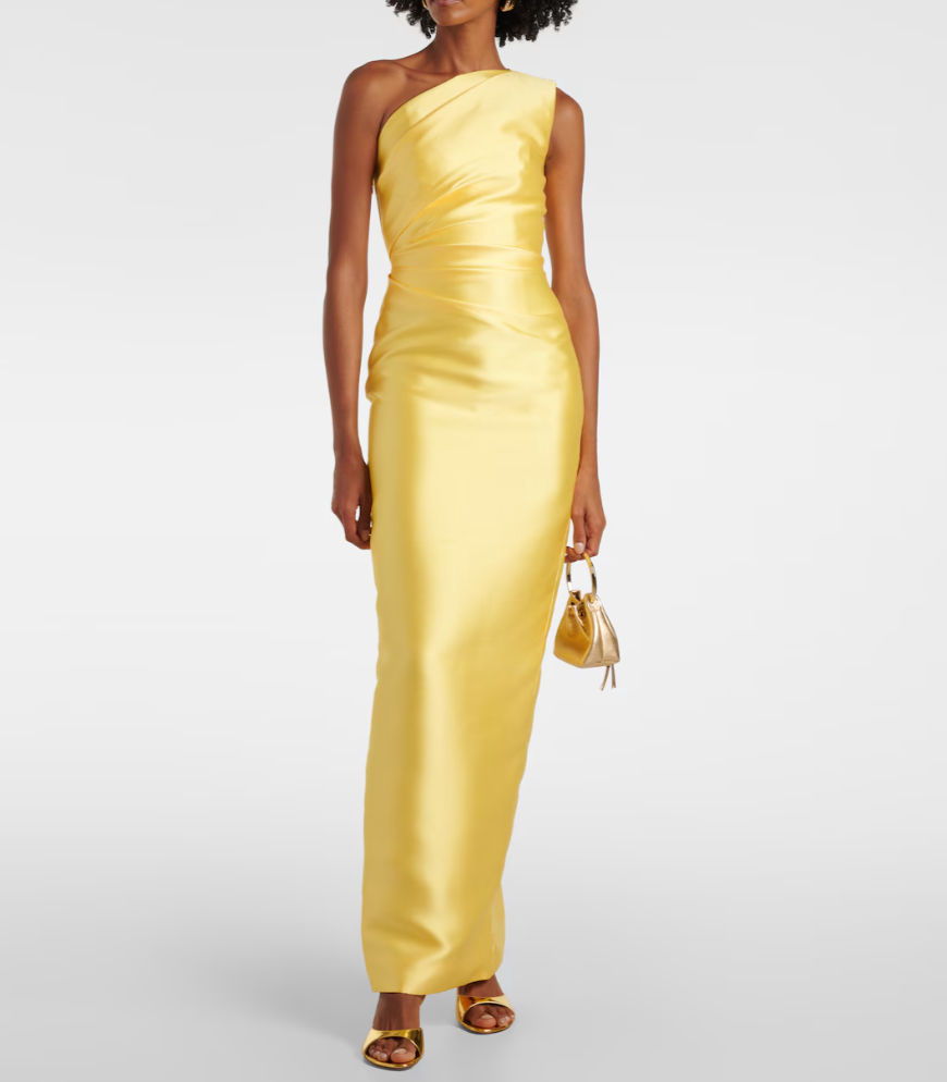 Solace London Kira Gown Yellow