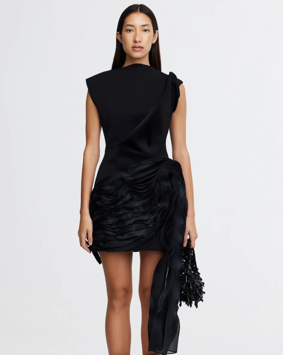 WIGBETH MINI DRESS - BLACK