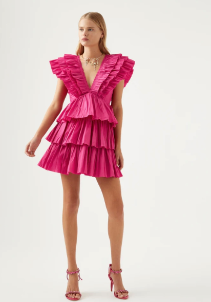 AJE Rhythmic Frilled Mini