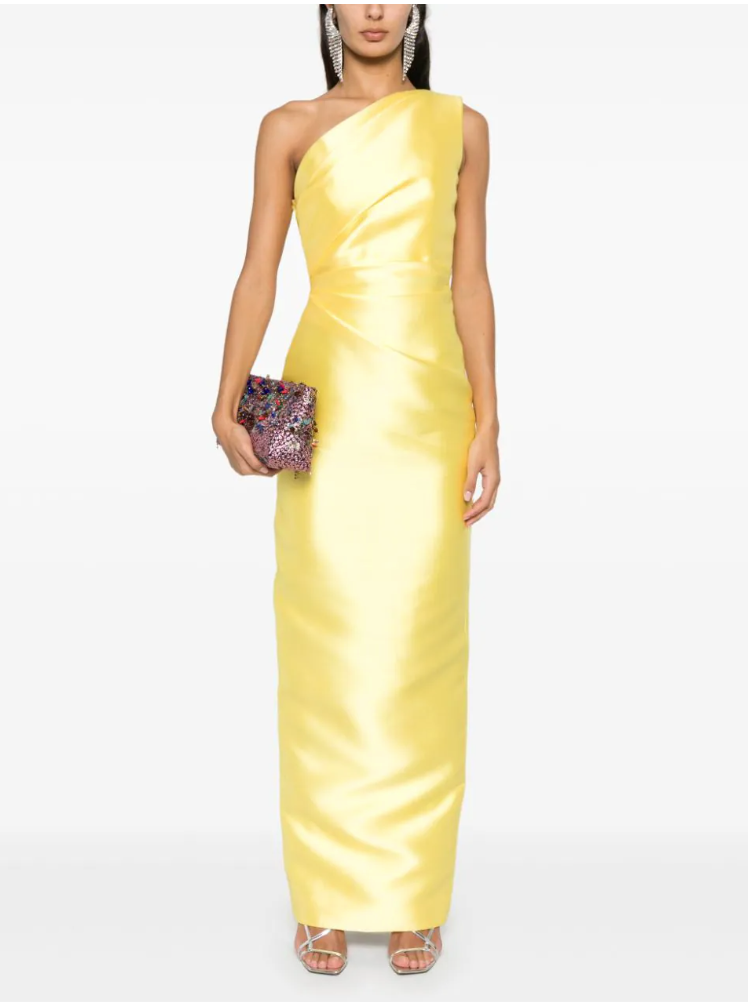 Solace London Kira Gown Yellow