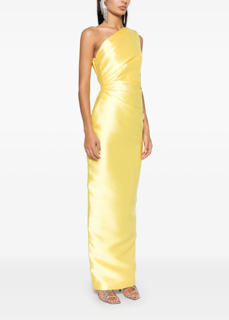 Solace London Kira Gown Yellow