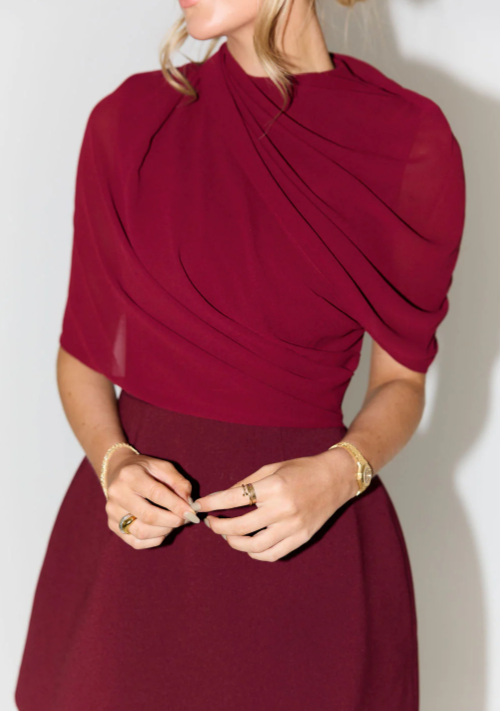 The Ultimate Odd Muse Gathered Mini Dress