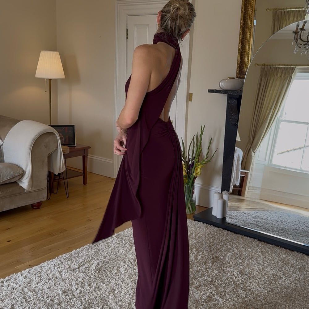 
                      
                        Haven Dress - Black Cherry
                      
                    