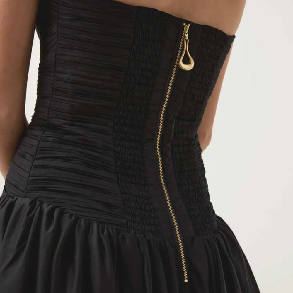
                      
                        AJE Bubble Hem Maxi Dress - Black
                      
                    