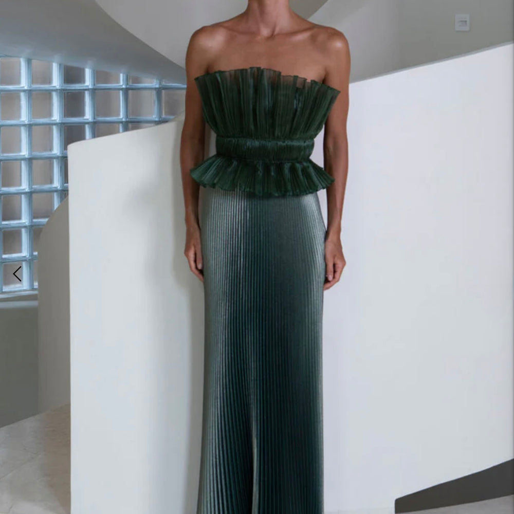 Masquerade Gown - Oil Shine