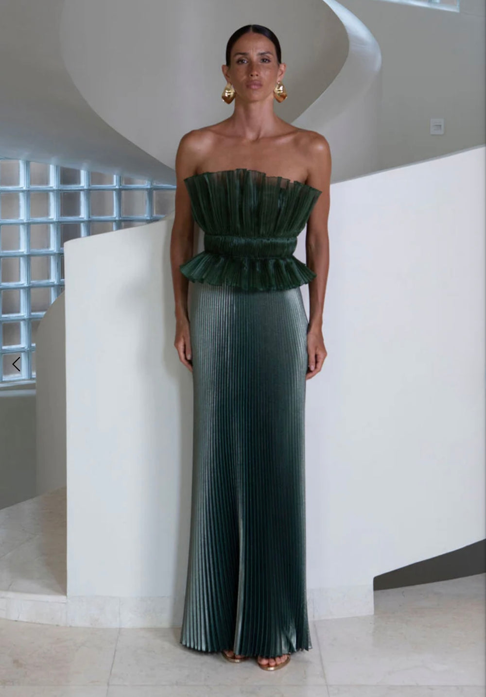 Masquerade Gown - Oil Shine