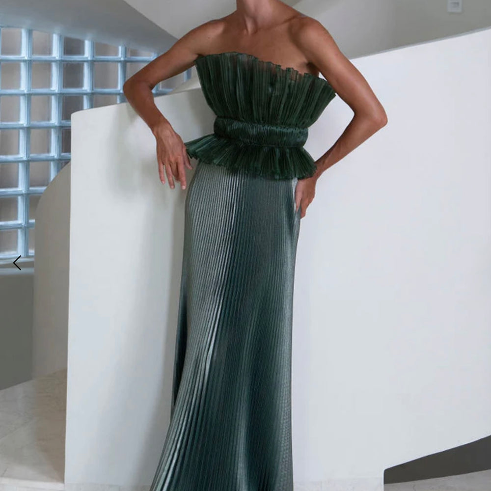 Masquerade Gown - Oil Shine