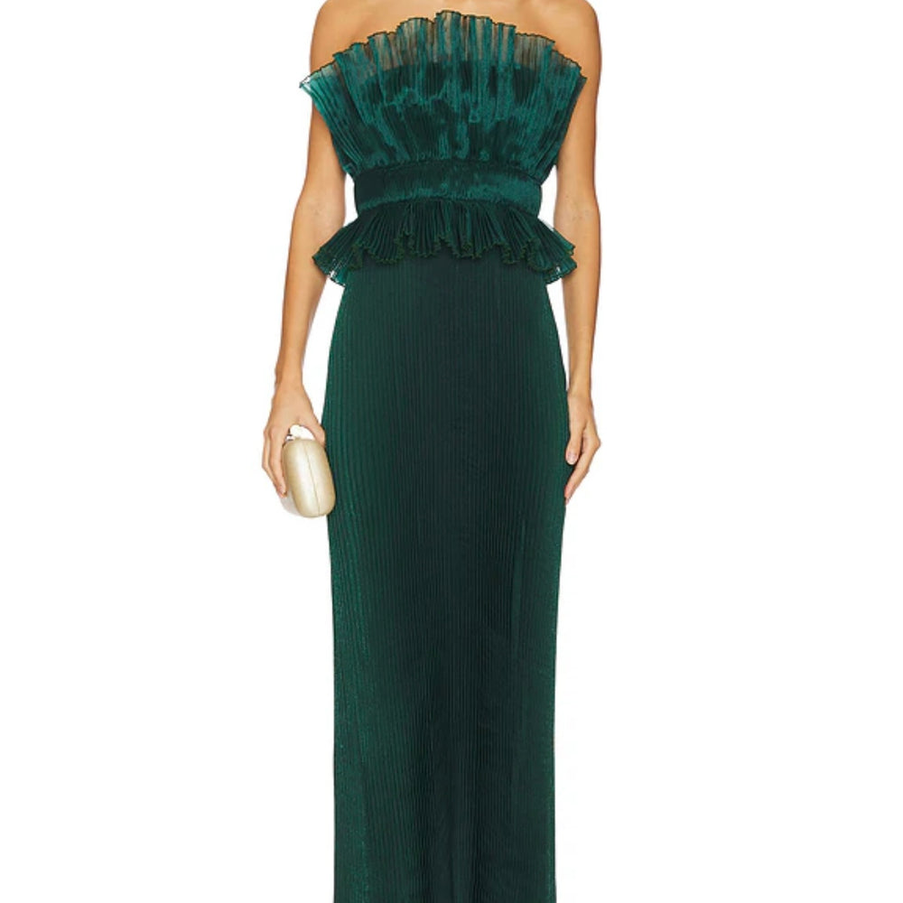 L'Idée Masquerade Pine Shimmer Gown