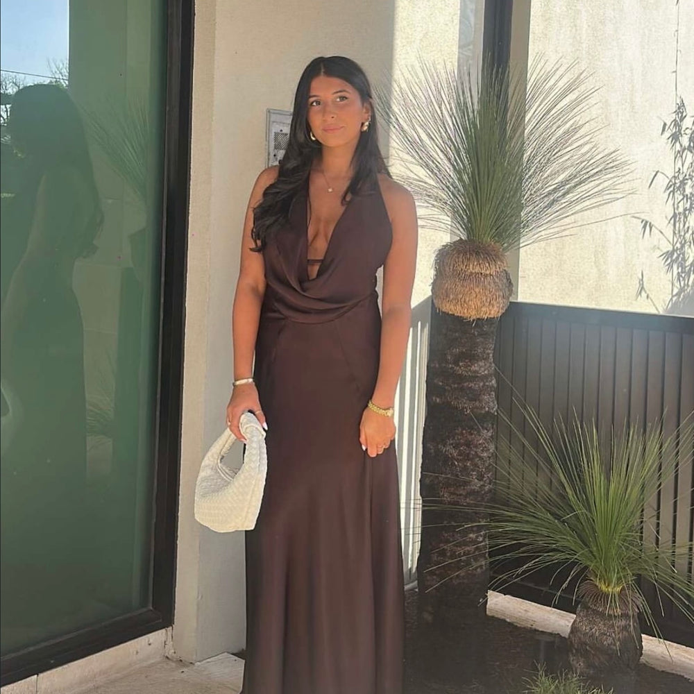 
                      
                        Charmed Slip Dress - Espresso
                      
                    