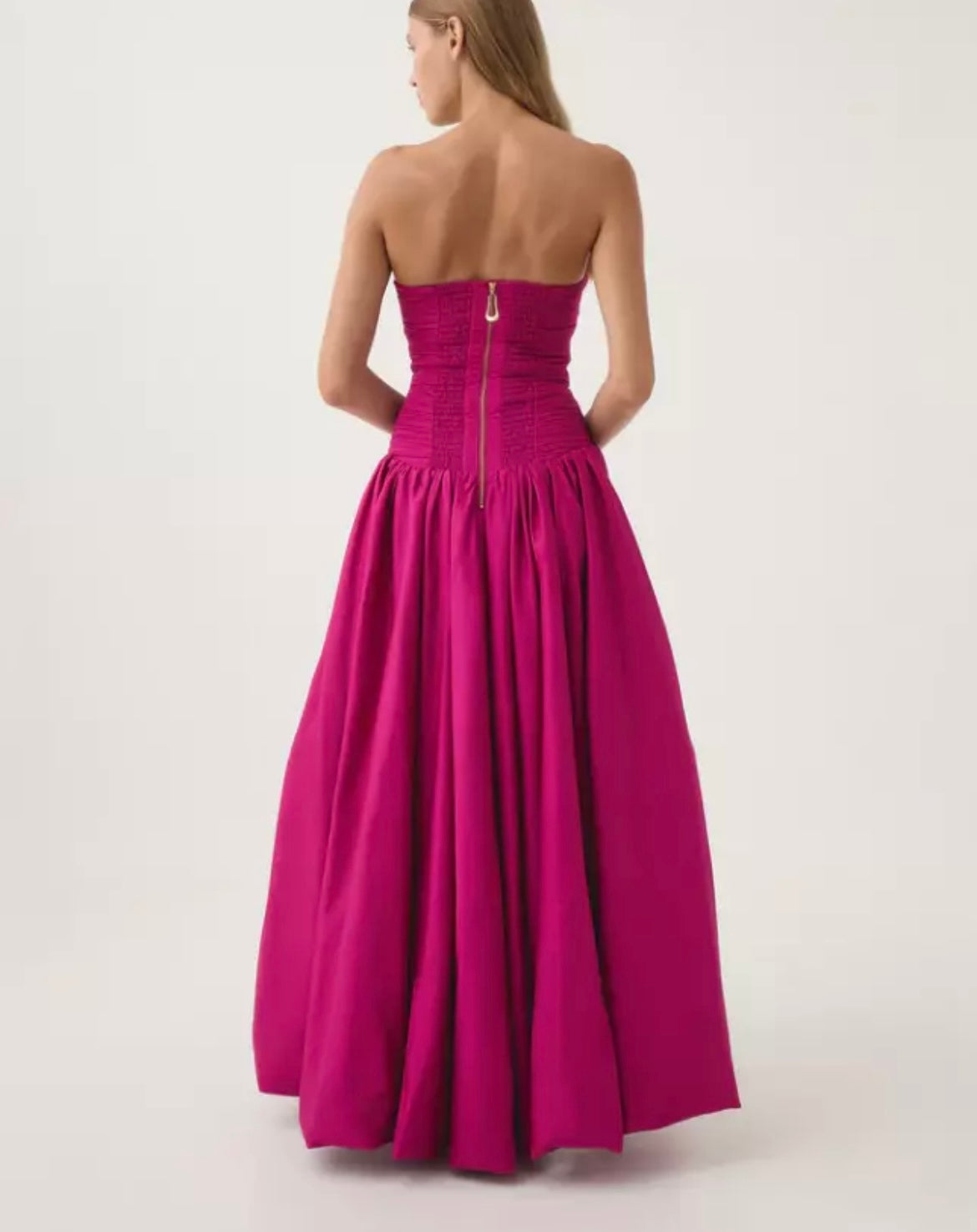 AJE Violette Bubble Hem Maxi Dress
