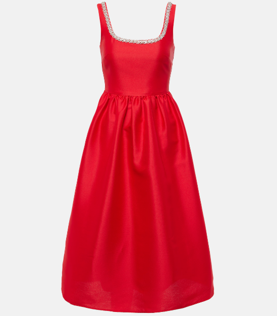 Self-Portrait Taffeta Midi