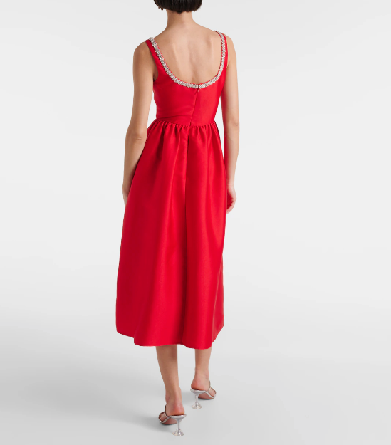 
                      
                        Self-Portrait Taffeta Midi
                      
                    