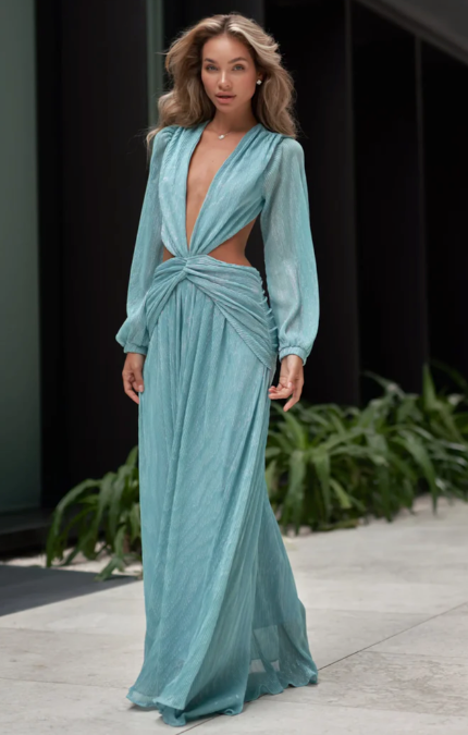 Anne Louise Boutique The Goddess Blue Dress