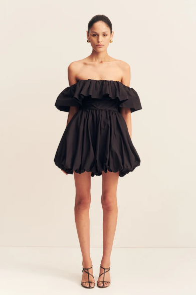 Shona Joy Maiori Off Shoulder Bubble Mini